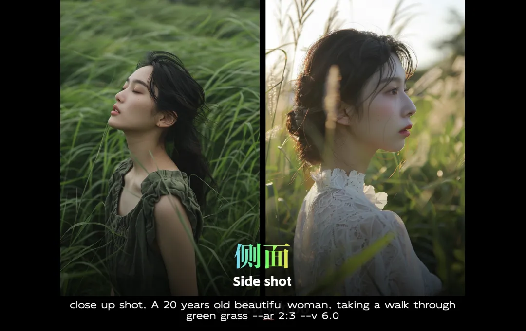 Midjourney绘画教程，用Midjourney控制人物构图 / 画面占比 / 摄影景别