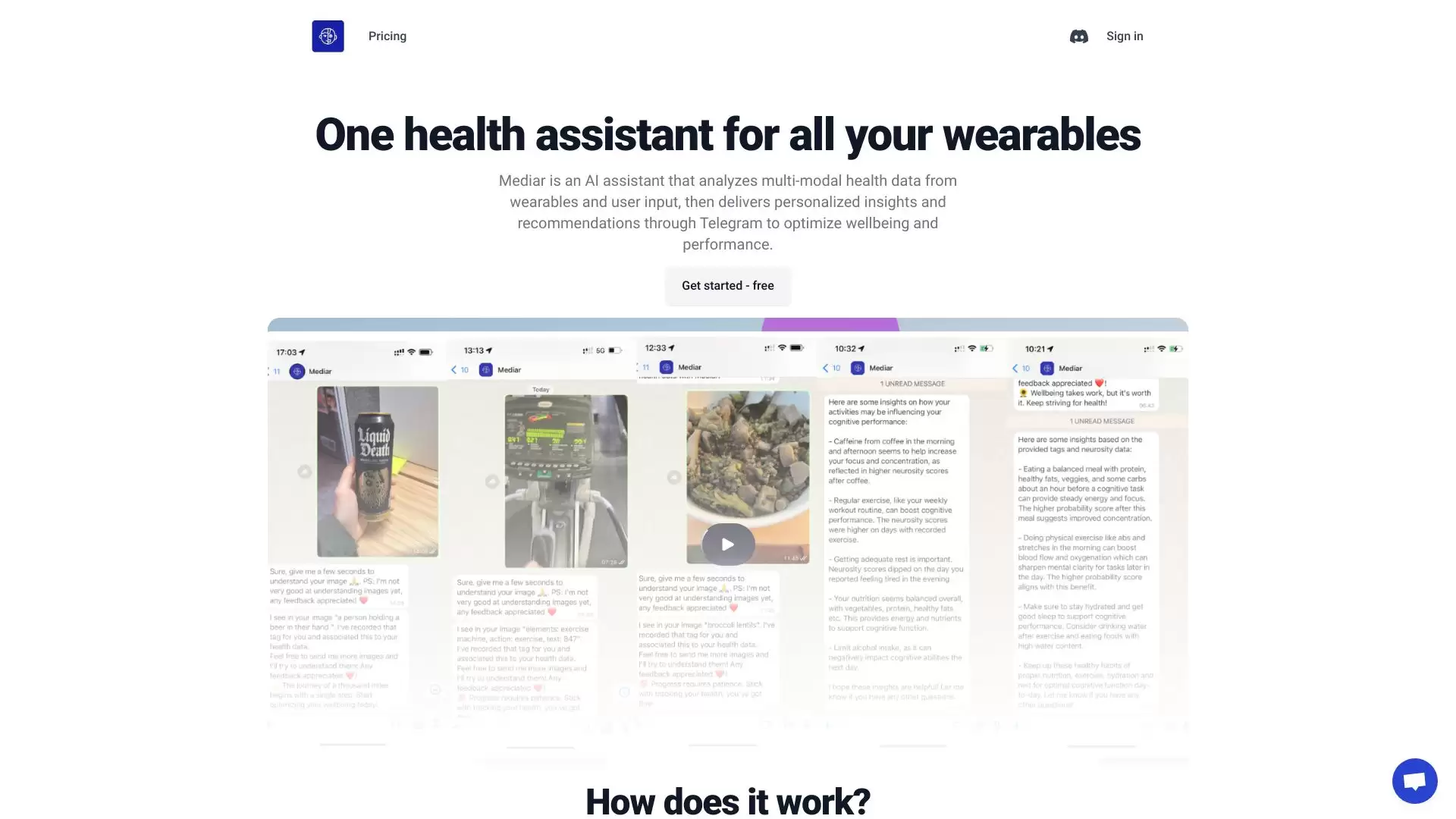 Mediar : 一款为可穿戴设备提供综合健康助手的AI助手