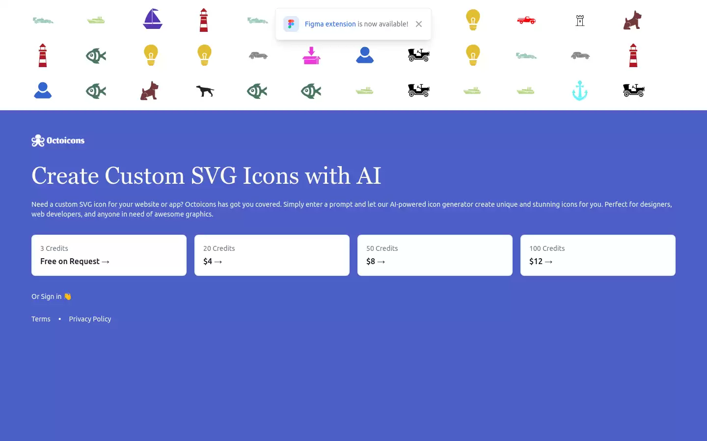 Octoicons : 用AI创建自定义SVG图标