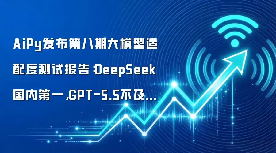 AiPy发布第八期大模型适配度测试报告：DeepSeek国内第一，GPT-5.5不及预期
