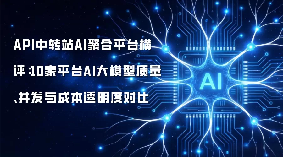 API中转站AI聚合平台横评：10家平台AI大模型质量、并发与成本透明度对比