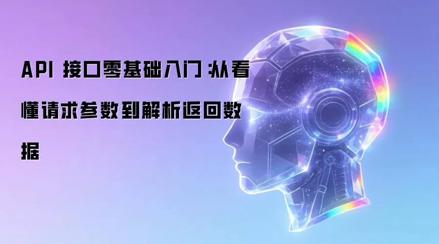 API 接口零基础入门:从看懂请求参数到解析返回数据