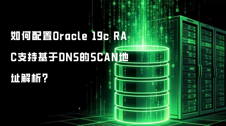 如何配置Oracle 19c RAC支持基于DNS的SCAN地址解析?