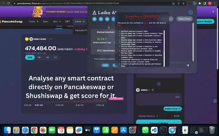Laika AI Bot : Chrome扩展与Laika AI互动