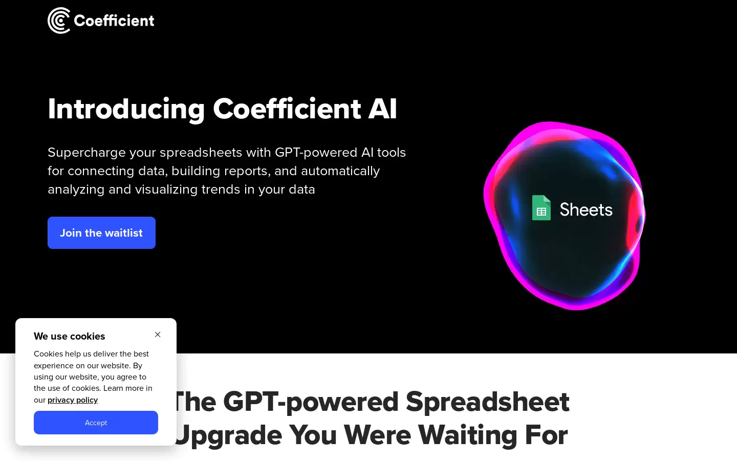 Coefficient AI : 用GPT强化您的电子表格