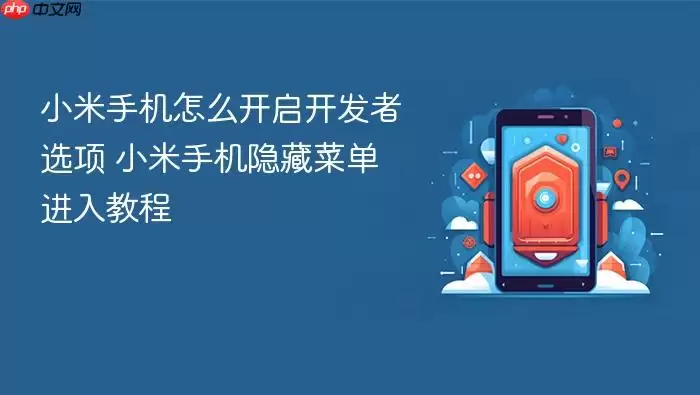 小米手机怎么开启开发者选项 小米手机隐藏菜单进入教程