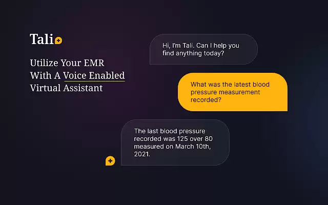 Tali AI : Tali AI帮助医生在医疗保健点上节省时间，简化他们的行政任务。