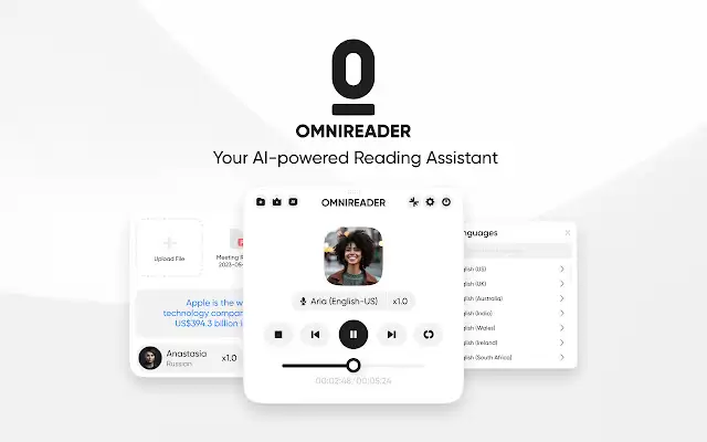 OmniReader - AI-powered Free Text To Speech : AI语音朗读工具