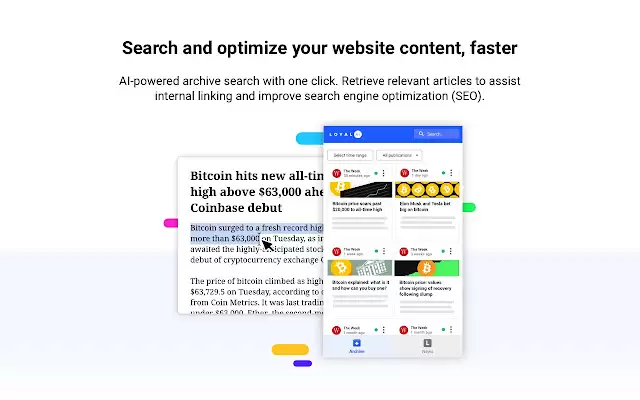 LOYAL AI: AI-Powered Content Optimization : AI助力内容优化,自动化新闻分类、搜索和内容优化