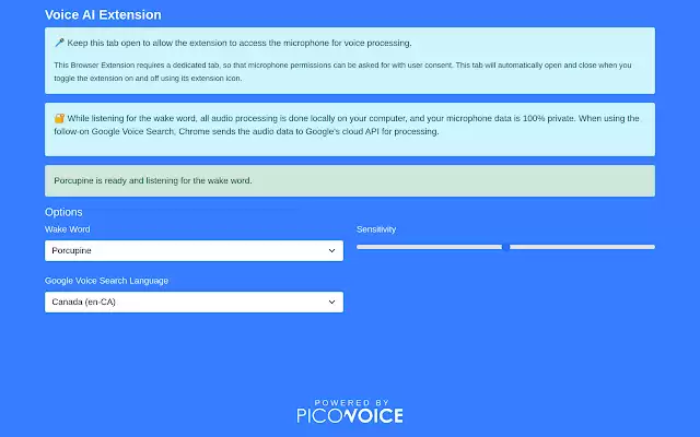 Voice AI Search Extension : 语音AI搜索扩展
