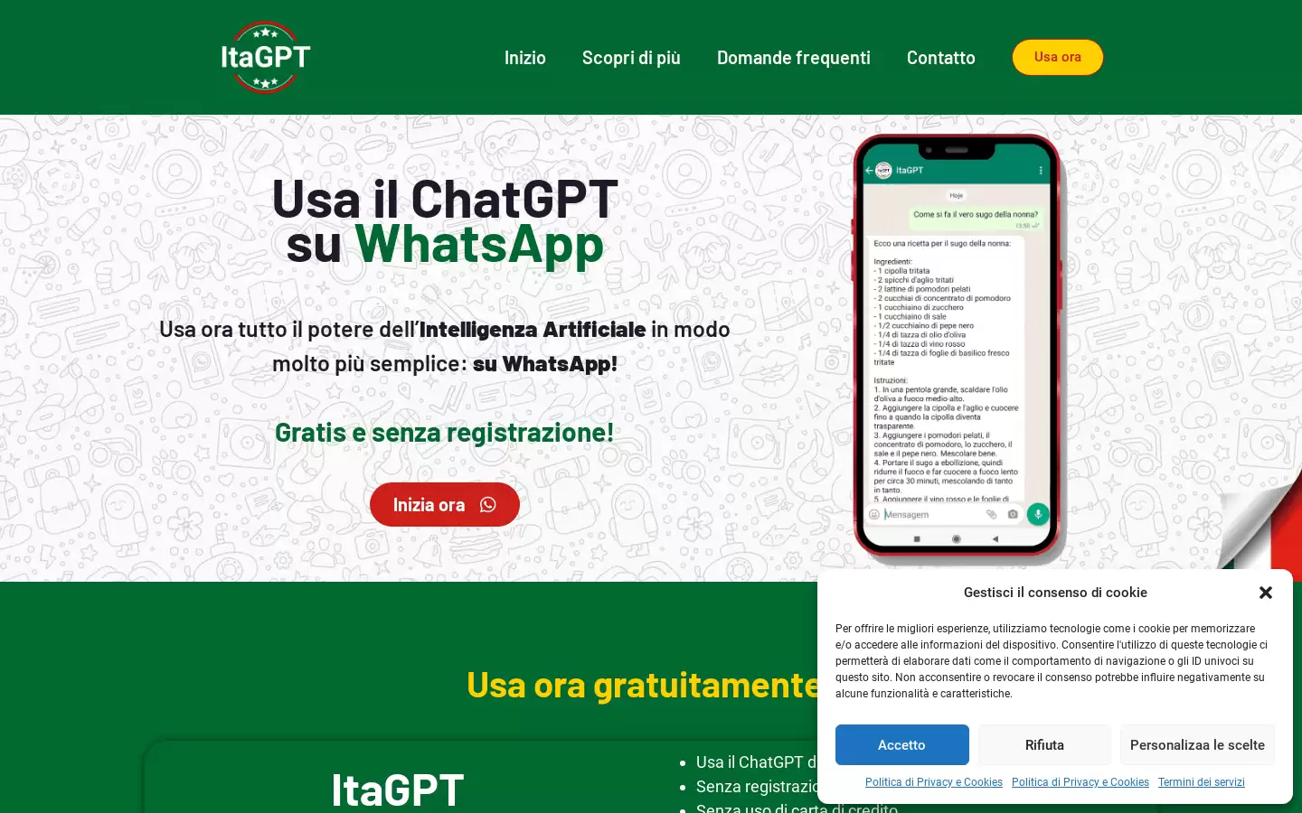 ItaGPT : 立即使用意大利生产的第一个基于人工智能的聊天机器人!免费且无需注册!