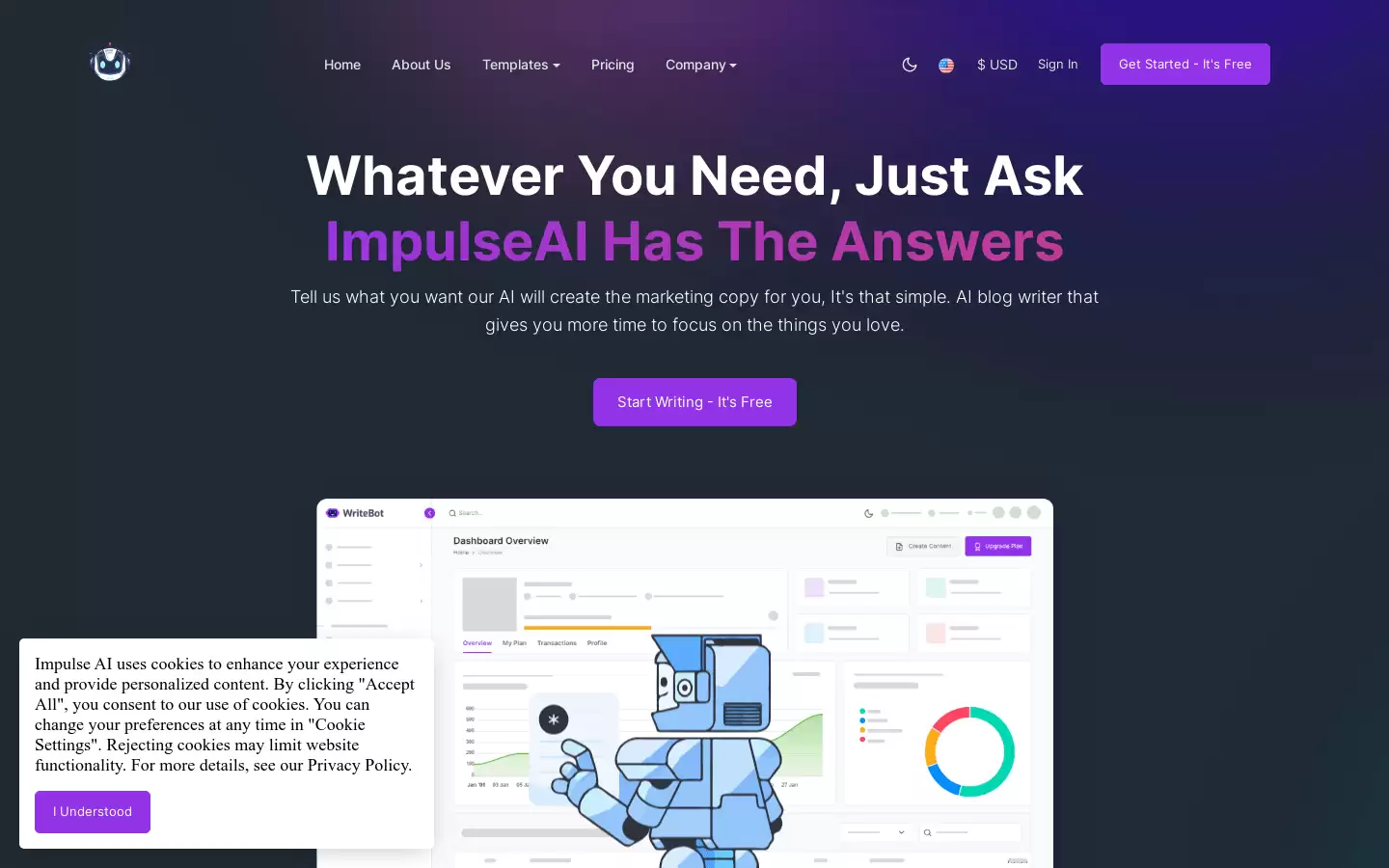 Impulse AI : 解锁AI的强大力量，轻松满足您的营销需求。