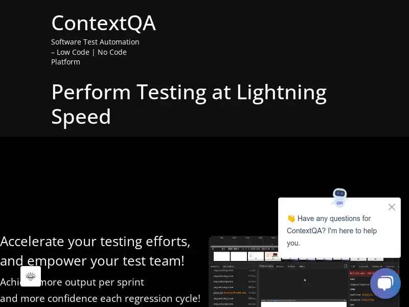 ContextQA : AI驱动的测试自动化工具