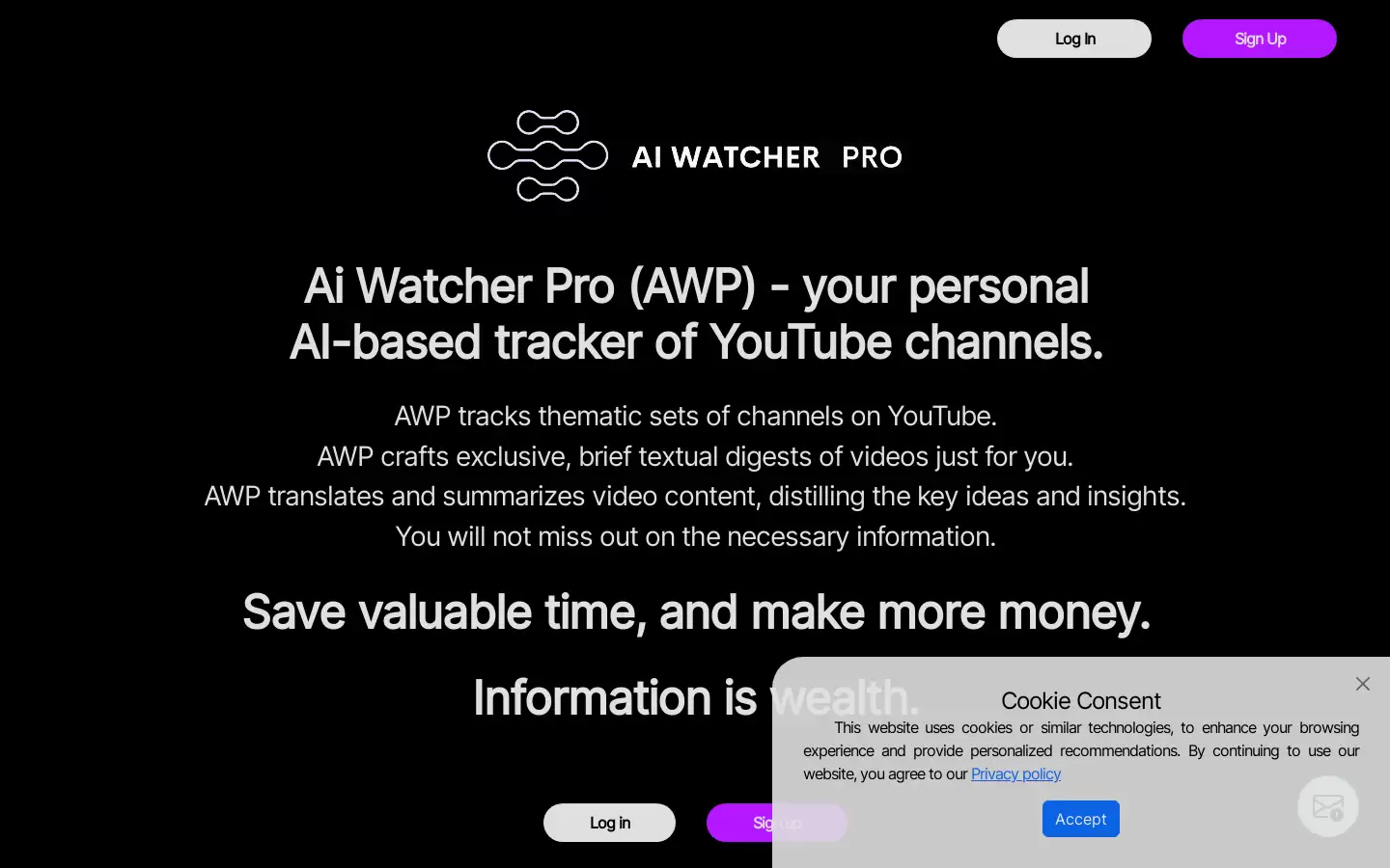 AI Watcher PRO : AI追踪器，精简视频内容