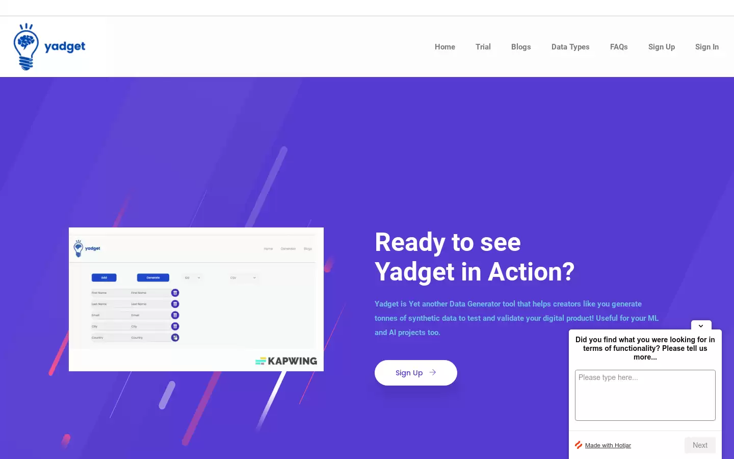 Yadget : 数据生成工具，用于测试和验证数字产品