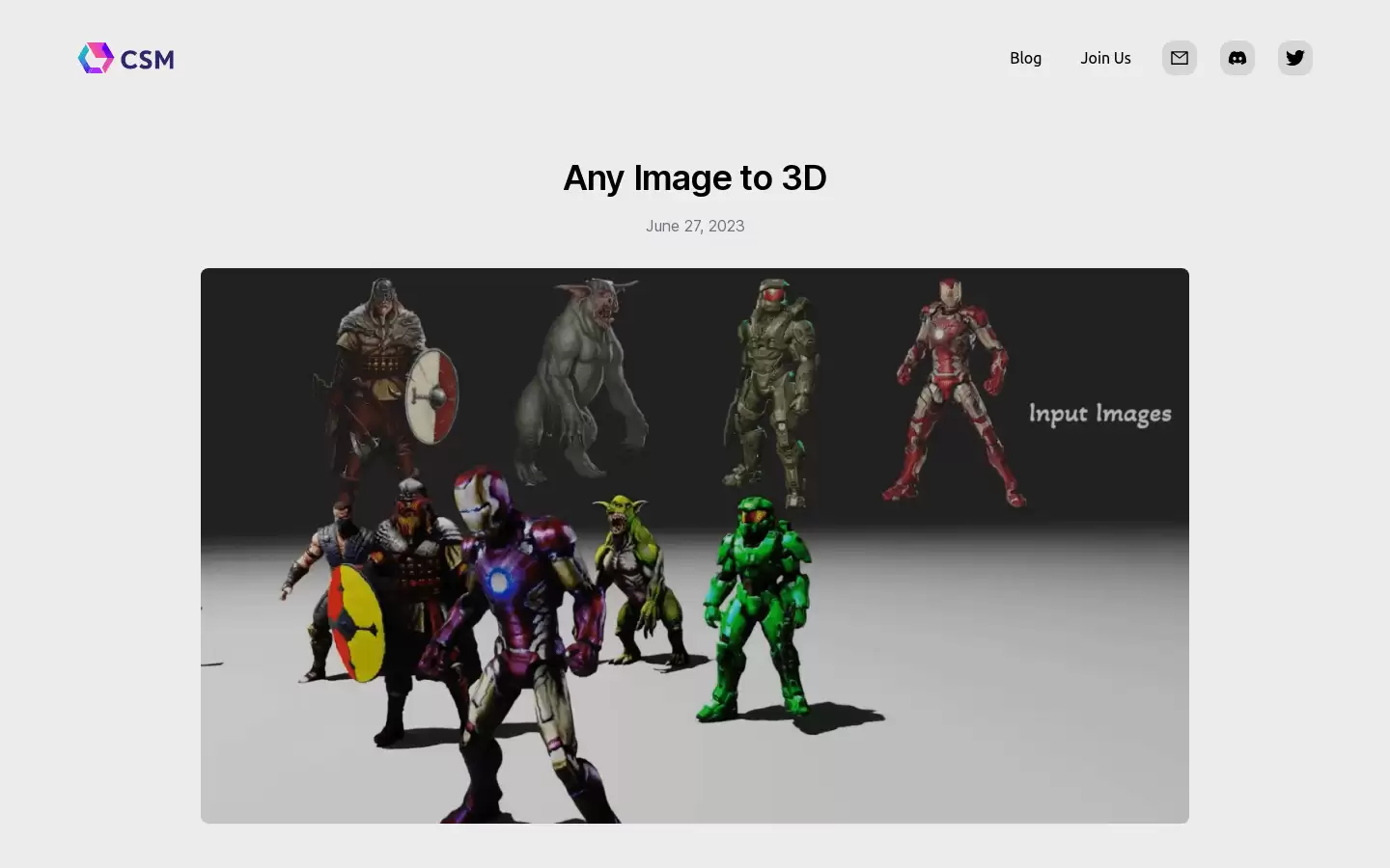 Any Image to 3D : 将2D图片转换为3D模型的AI系统