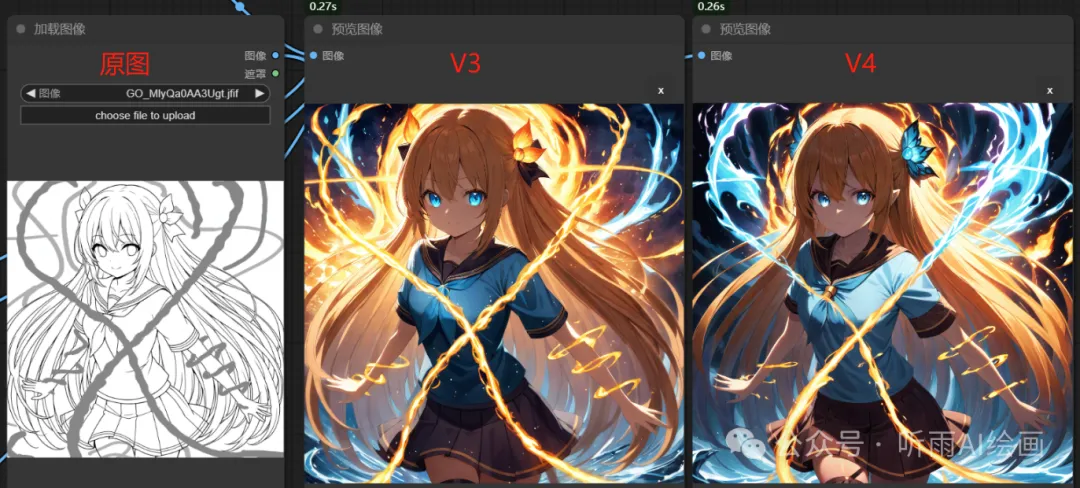 ComfyUI上使用SDXL-ControlNet模型，实现线稿草图涂鸦转绘的AI绘画