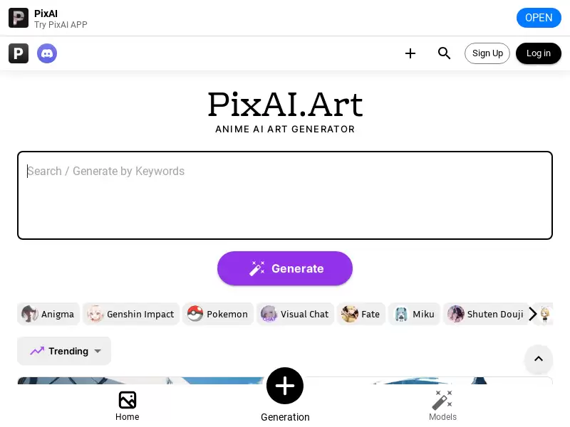 PixAI : PixAI - 免费的动漫AI艺术生成器