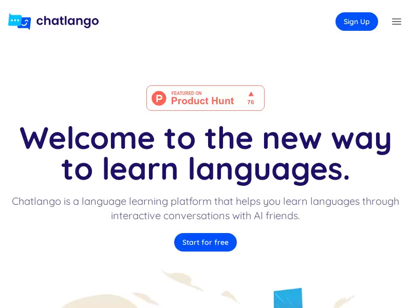 Chatlango : 全新语言学习方式