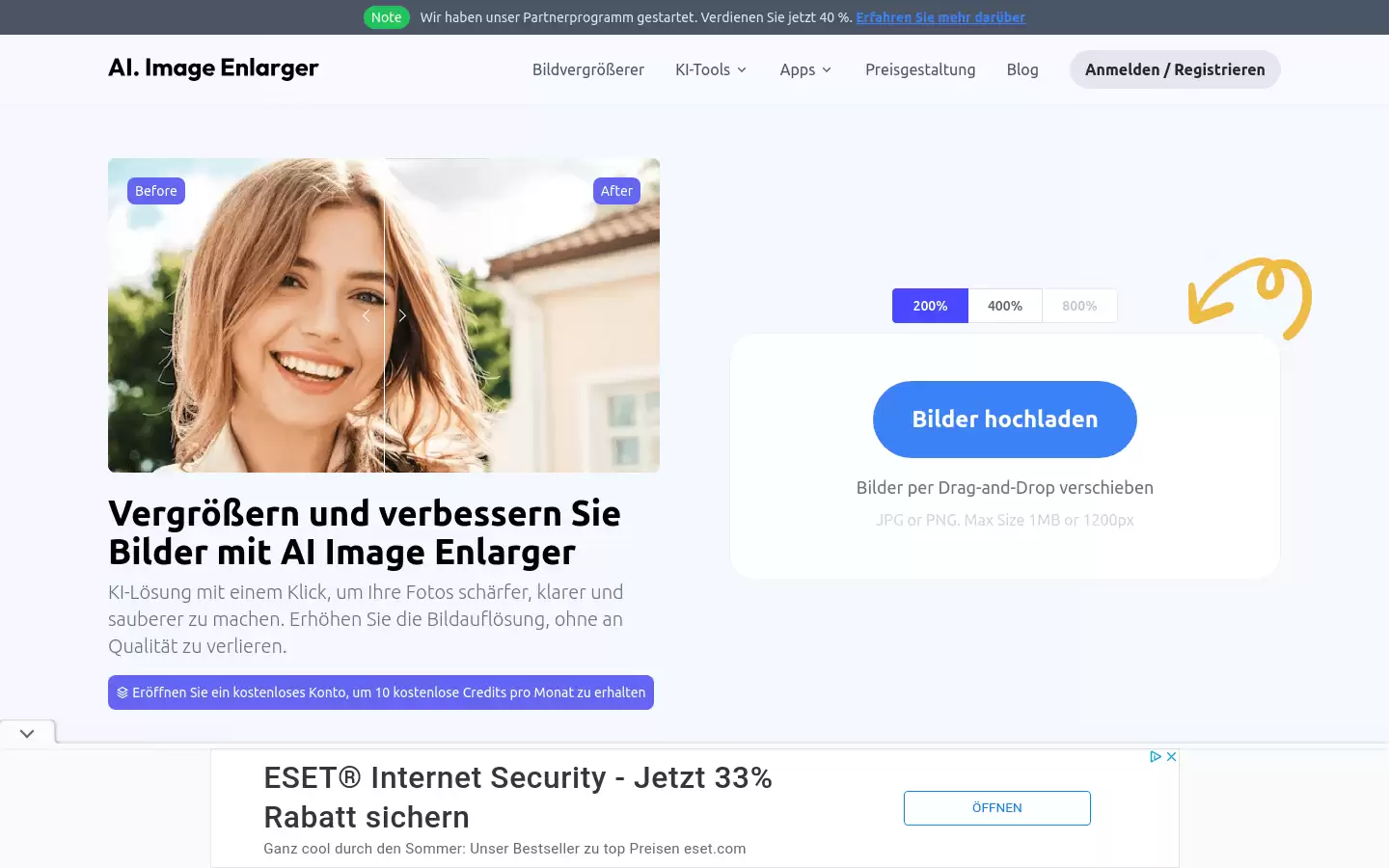 Imglarger : 放大图像而不损失质量！