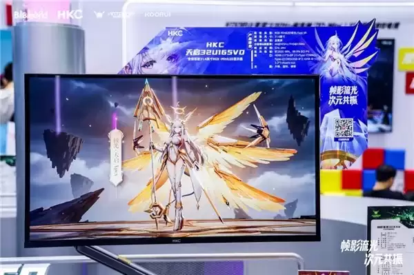 2026 BW突破次元盛典 HKC极光IP天启32U165VD大屏RGB MiniLED显示器测试