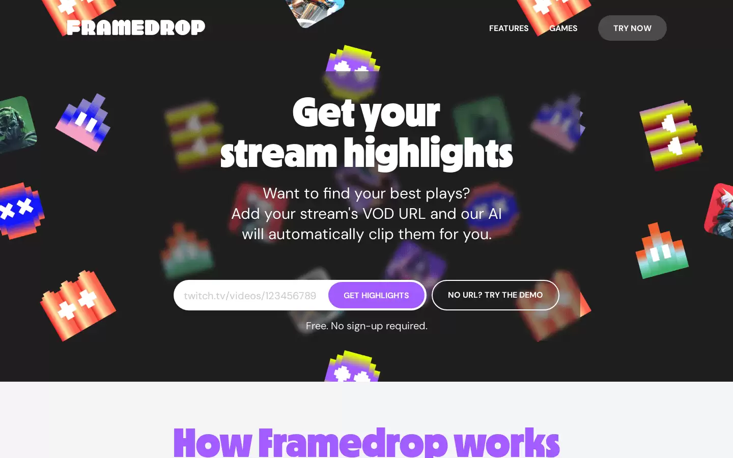 Framedrop : 无需下载，自动剪辑你的直播精彩瞬间