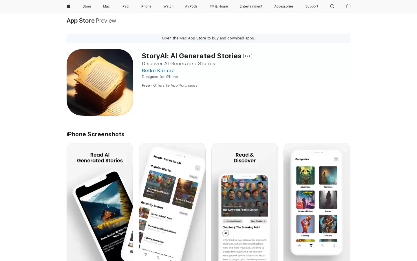 StoryAI : 发现AI生成的故事