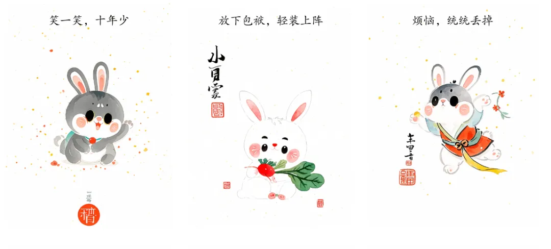 治愈系插画设计,用AI做火爆小红书的治愈文案插画