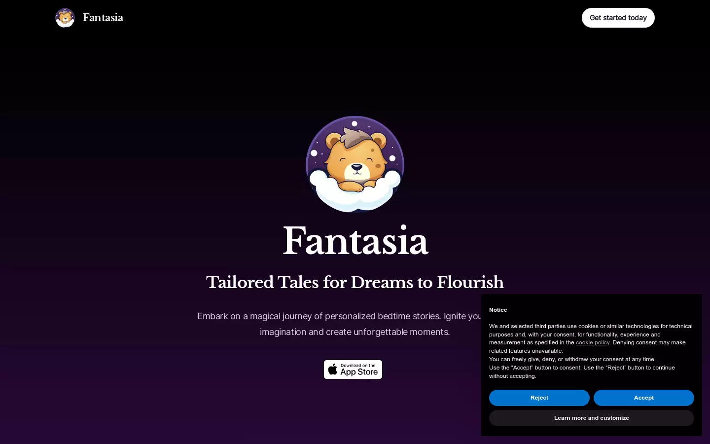 Fantasia : 定制化睡前故事