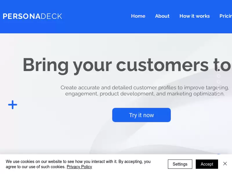 Personadeck.io : AI智能客户画像生成器