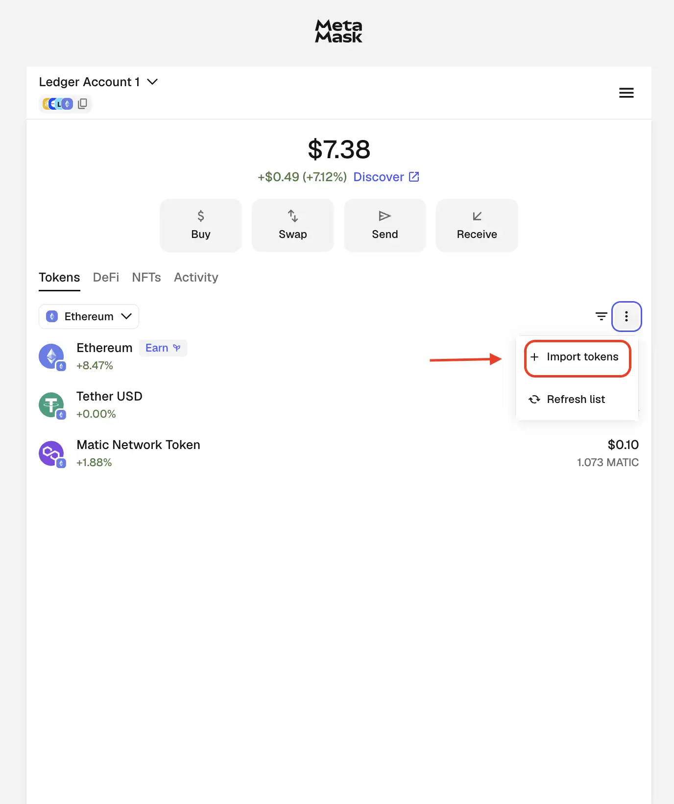 如何手动导入自定义代币到 MetaMask（步骤截图）