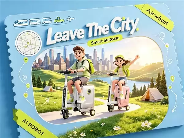 AI 行李箱时代正式开启:爱尔威 Airwheel智能电动可登机行李箱重新定义未来智慧出行