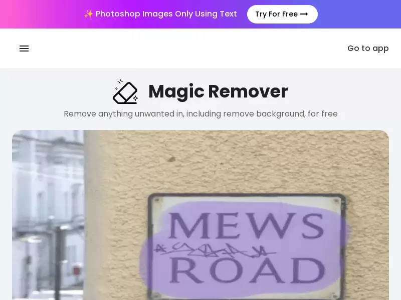 Magic Remover : 纯文本实现的Photoshop图像编辑工具