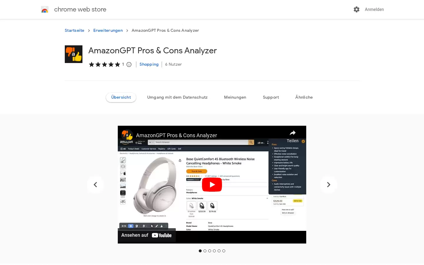 AmazonGPT Pros & Cons Analyzer : 发现每个亚马逊产品的优缺点!基于真实用户评论。
