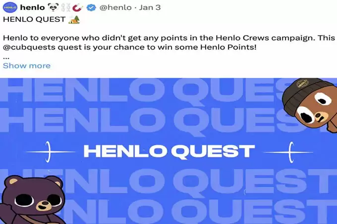 Berachain 生态 MEME 代币 HENLO 即将上线：从积分领取到空投参与的全方位导读