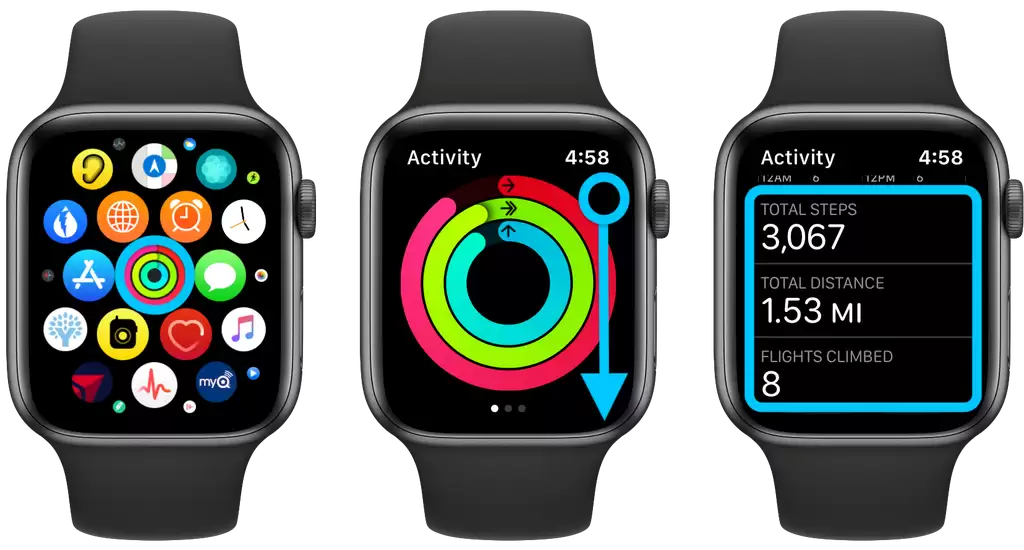 如何在 Apple Watch 上追踪步数、距离及爬楼层数? 如何在 Apple Watch 上追踪步数、距离及爬楼层数?