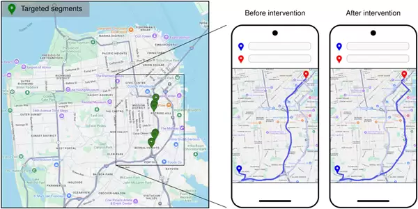 谷歌偷偷改了2% Google Maps用户的路线！结果整座城市的汽车都快了 油耗跟着降