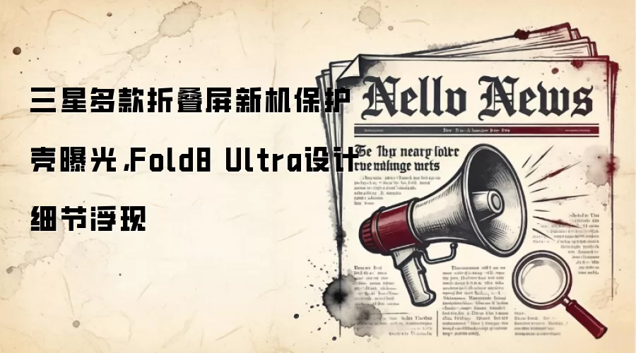 三星多款折叠屏新机保护壳曝光,Fold8 Ultra设计细节浮现