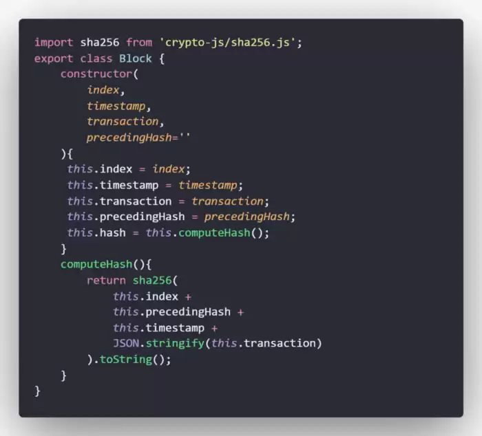 JavaScript与Express区块链入门教程：Block类设计