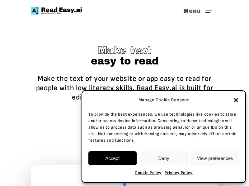 ReadEasy.ai : 让文本易于阅读