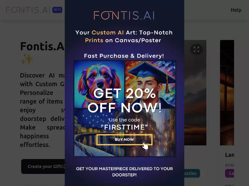 Fontis.ai : AI定制礼品，快速送达