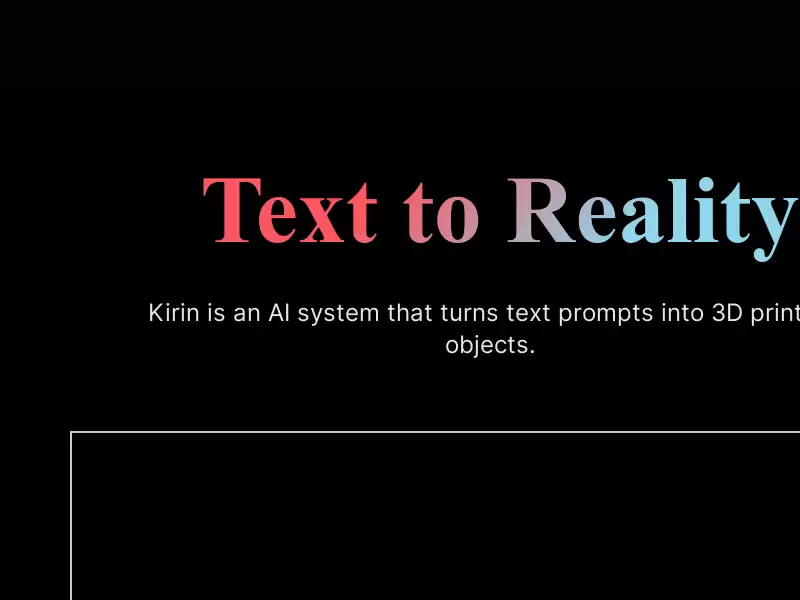 Kirin : 3D建模与渲染工具