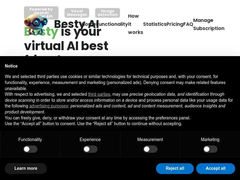 Besty AI : 24/7智能聊天助手
