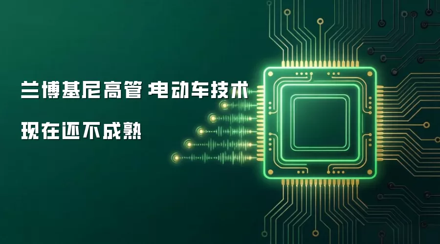兰博基尼高管:电动车技术现在还不成熟