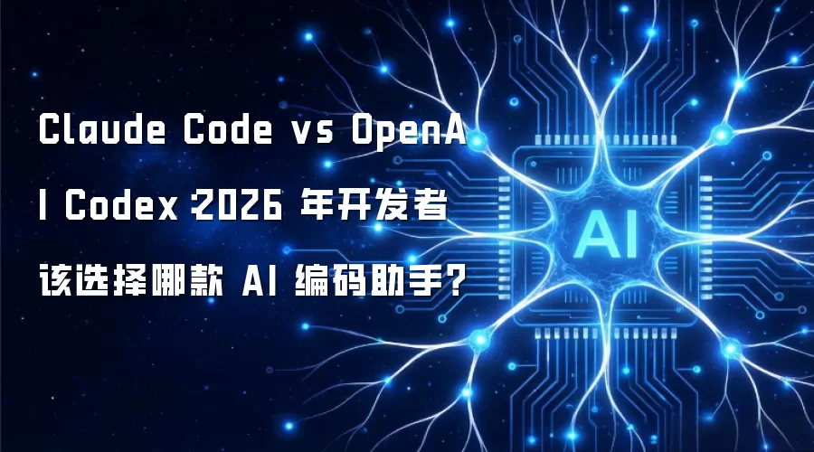 Claude Code vs OpenAI Codex：2026 年开发者该选择哪款 AI 编码助手？