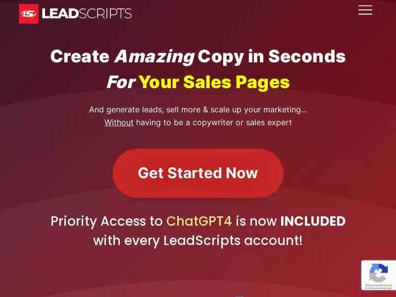 LeadScripts : 打造完美营销文案