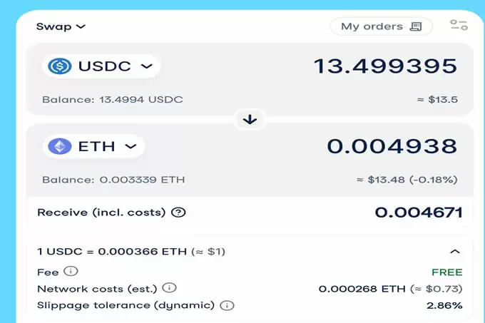 MetaMask Gas Station 与 CowSwap 等对比,注意手续费和报价差异