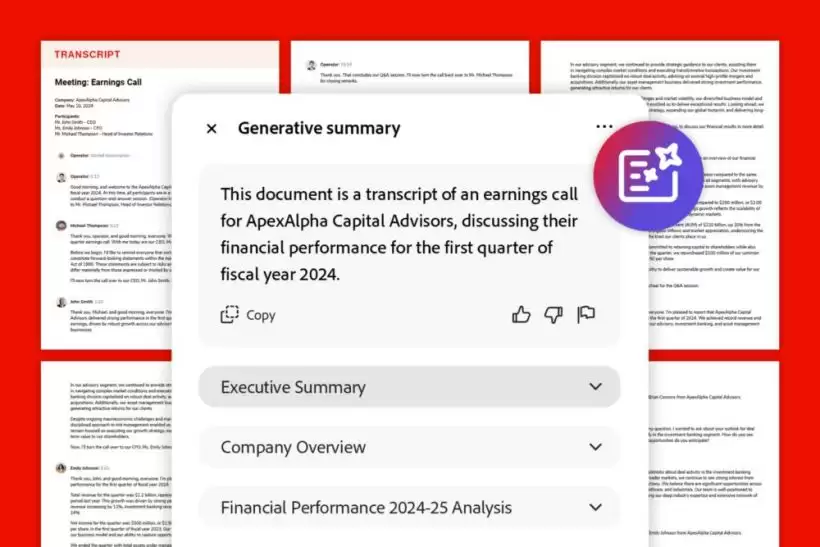 让用户更省心驾驭 PDF文档,Adobe Acrobat 升级 AI 技能:文生图、梳理信息等