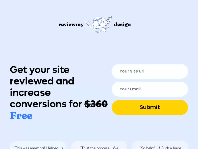 Review My Design : 获取免费的UX/UI设计评审