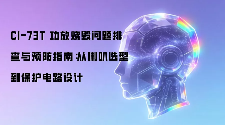 CI-73T 功放烧毁问题排查与预防指南：从喇叭选型到保护电路设计